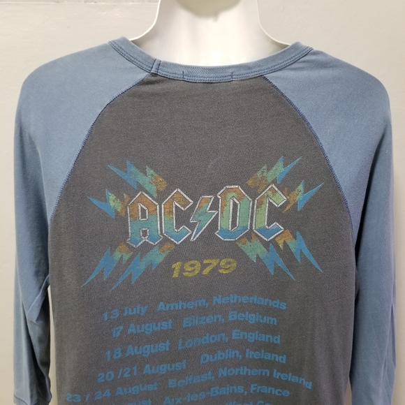 Junk Food AC/DC T-shirt Tee European Tour 1979 XS - Picture 7 of 12